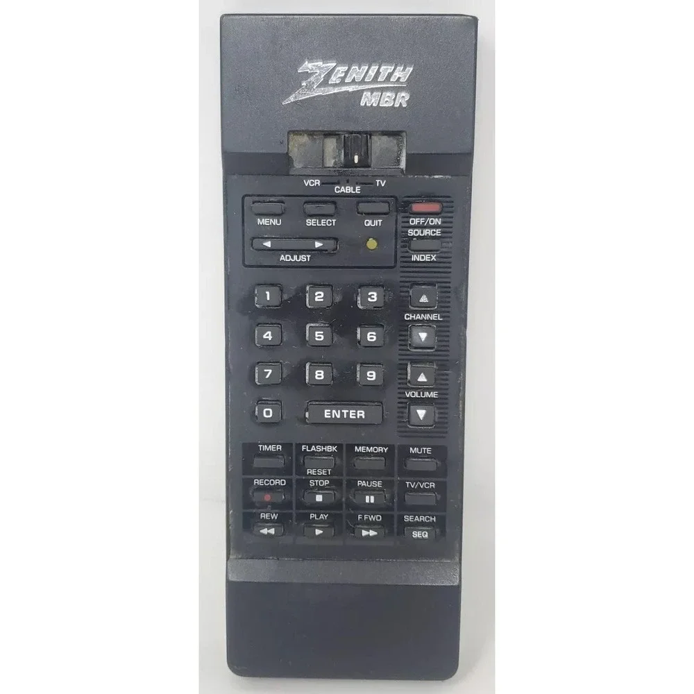 ZENITH MBR3020 TV Remote Control VCR Remote Cable Remote UNTESTED